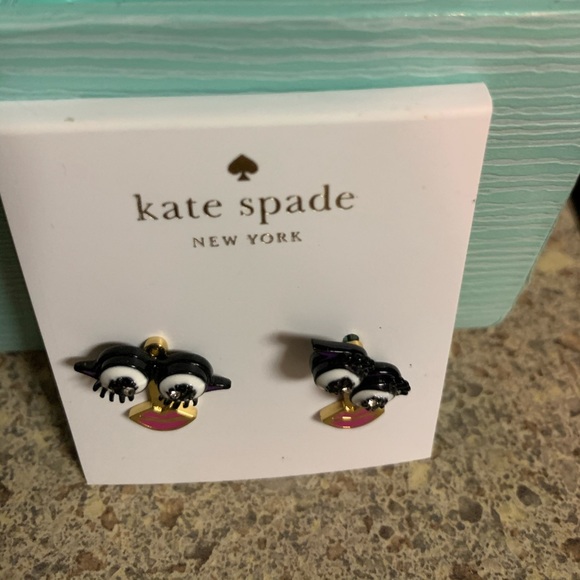 Super Cute Kate Spade Monster Earring!! 💖💖 - Picture 2 of 3